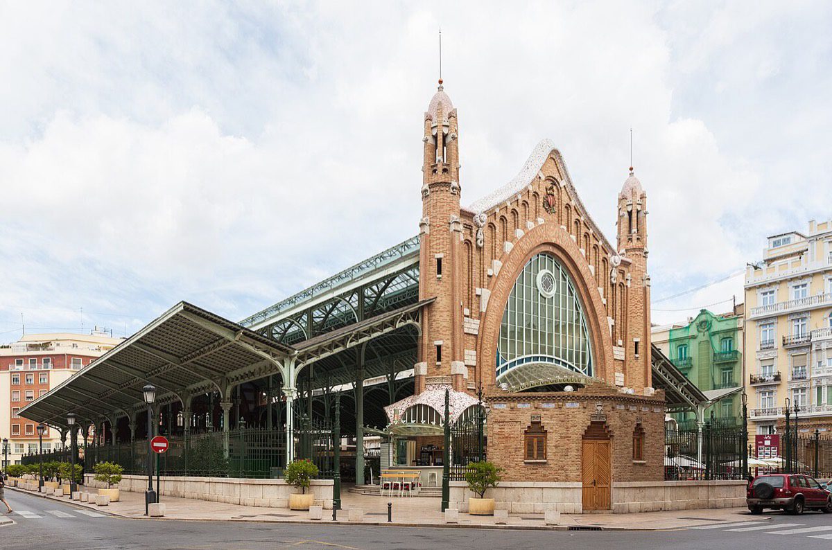 Mercado de Colón, Valencia Eixample's Modernist market, now home to cafés and restaurants